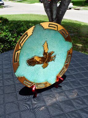 Native American Medicine Plate by New World Trading
